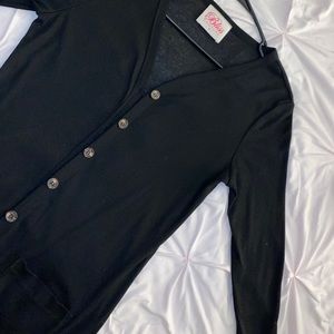Black Long Sleeve Cardigan